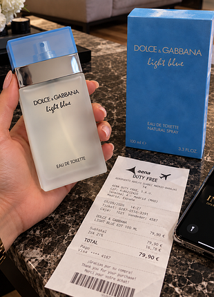 D&amp;g light blue 100 ml туалетная вода женская