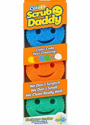 Оригінальний набір scrub daddy colors — 3 губки