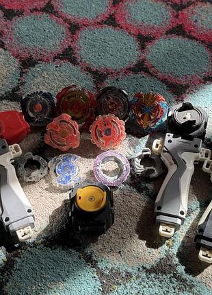 Набор beyblade burst (lord spriggan, regalia genesis) + ручки и запуск!