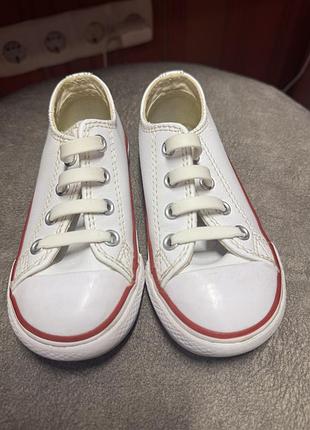Кеди для дітей converse білі 2