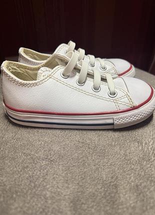 Кеди для дітей converse білі 3
