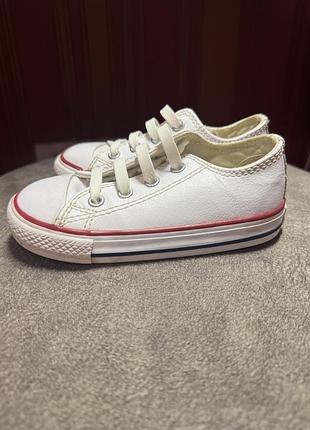 Кеди для дітей converse білі 5