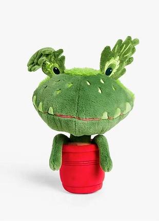 Мягкая игрушка-декор снаппер венерина мухоловка john lewis snapper plush (40 см), зеленое растение в горшке