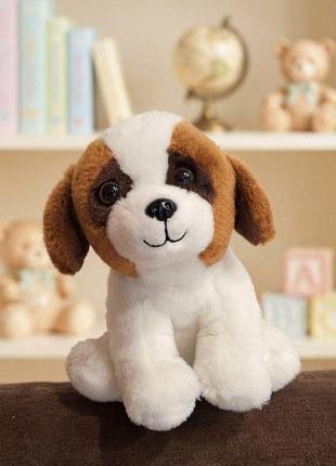 М'яка іграшка собака сенбернар anna club plush originals 18 см, плюшеве цуценя bon ton toys (нідерланди)