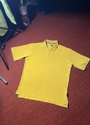 Чоловіче поло вінтаж ретро vintage retro polo vintage y2k adidas & salomon ag embroidered logo pique cotton yellow polo shirt