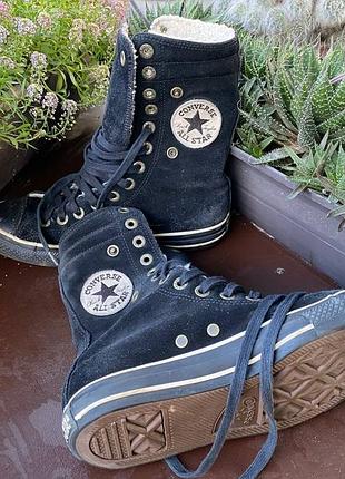 Кеды converse с мехом