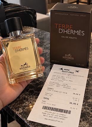 Hermès terre d'hermes 100 ml туалетная вода мужская.