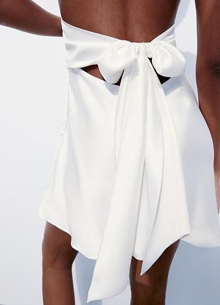 Атласна сукня zara 6