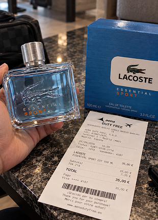 Lacoste essential sport туалетная вода мужская 125 ml