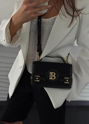Balmain b-buzz 24 shoulder bag black