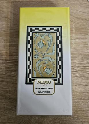 Парфюмированная вода memo оmnia omnibus unique 30ml
