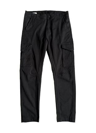 Чорні карго штани чоловічі jack & jones ( 33x32 - л  )