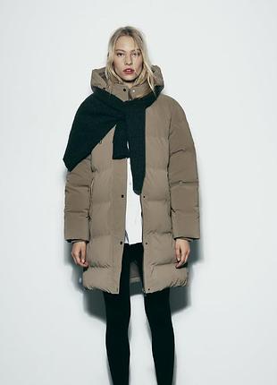 Теплий  зимовий пуховик zara