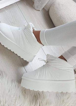 Накладной платеж ❤ зимние короткие стеганые дутики дутики утепленные мехом