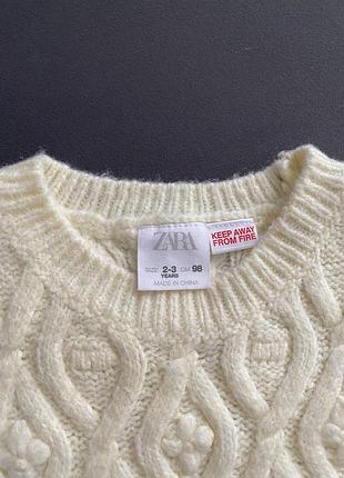 Вязаный жилет zara 2