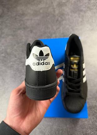 Кроссовки adidas superstar classic black white 7