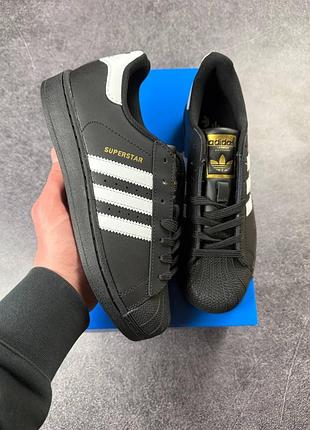 Кроссовки adidas superstar classic black white 2