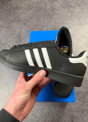 Кроссовки adidas superstar classic black white 6