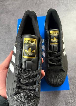 Кроссовки adidas superstar classic black white 5