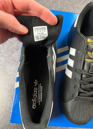 Кроссовки adidas superstar classic black white 9