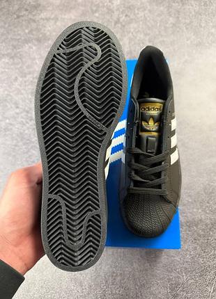 Кроссовки adidas superstar classic black white 8