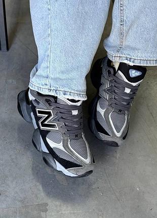 New balance 9060 black gray goretex termo