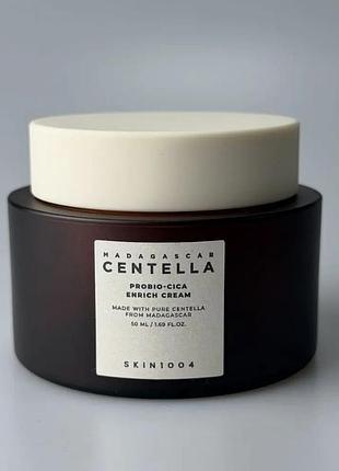 Купити відновлювальний крем skin1004 madagascar centella probio-cica enrich cream із пробіотиками та центелою. живлення, заспокоєння і зміцнення захис