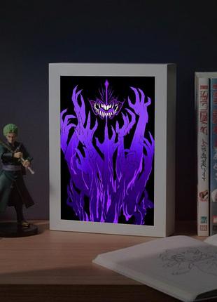 Акриловий led-світильник "dota 2" — 3d-картина з підсвічуванням, білий