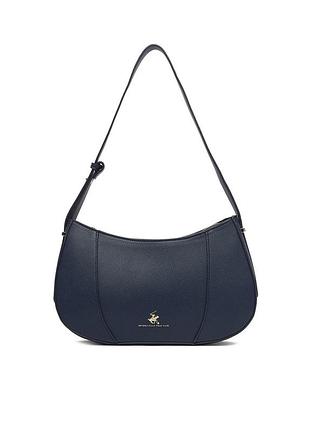 Сумка середня темно-синя beverly hills polo club demellier