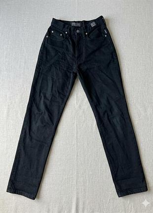 Виниловые черные джинсы versace jeans couture винтаж