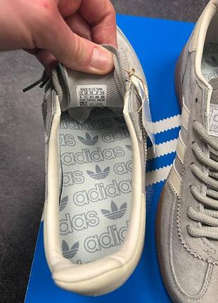 Кроссовки adidas spezial grey white 8