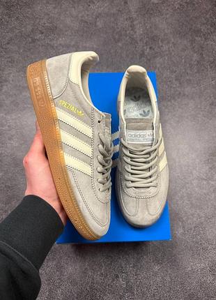 Кроссовки adidas spezial grey white 2