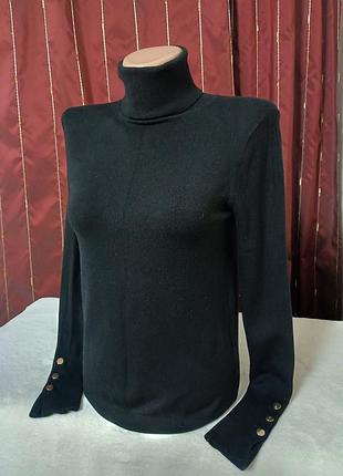 Жіноча чорна водолазна гольф zara s/m розмір