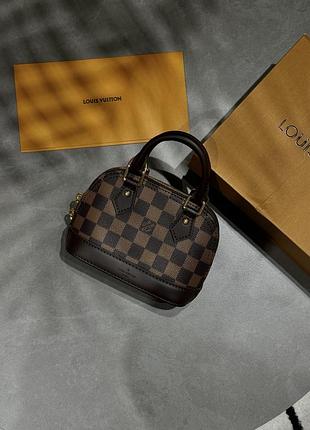 Сумка nano alma bag damier ebene canvas 6