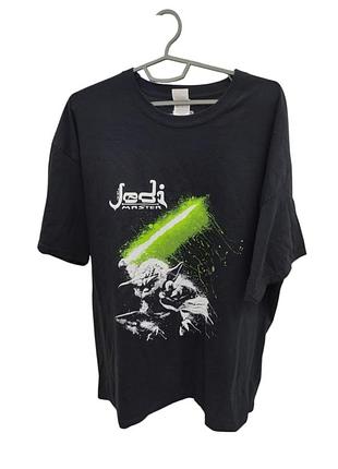 Стильная брендовая футболка star wars / yoda «jedi master»