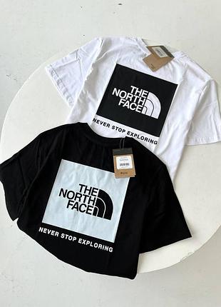 Футболка tnf квадрат біла