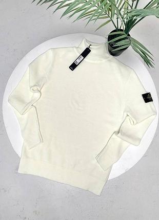 Гольф stone island білий