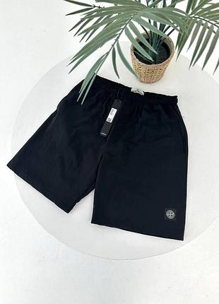 Шорты плащевка stone island patch program