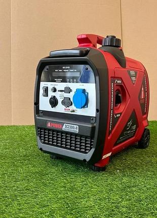 Инверторный генератор 2.3 квт a-ipower sc2300i-h на колёсах и ручкой для перевозки