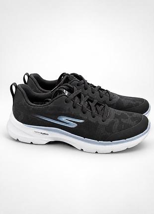 Жіночі кросівки skechers go walk 6 low top чорний р. 35, 36 (устілка 22 та 23 см)