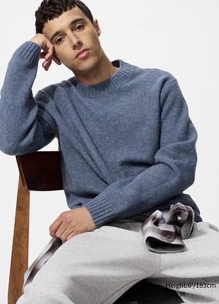 Светр uniqlo soufflé yarn crew neck jumper