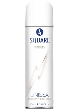 Дезодорант 4 square unisex pure essence 150 мл.