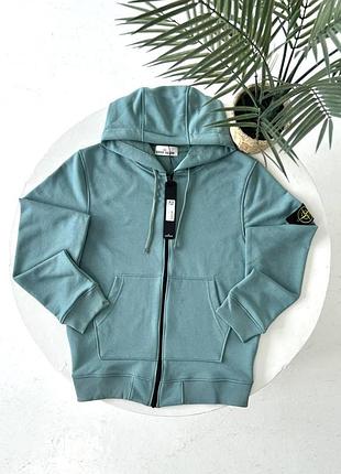 Зіп-худі stone island бірюза