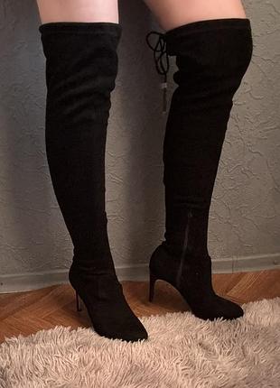 Ботфорти високі туфлі каблуки сапожки ботинки high heels для танців