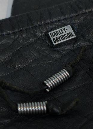 Harley davidson женские кожаные байкерские перчатки рукавицы