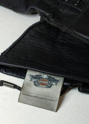 Harley davidson женские кожаные байкерские перчатки рукавицы