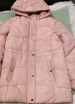 Подростковая теплая смня стеганая куртка на 14-15 лет от primark.
