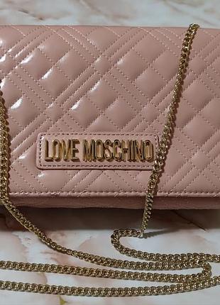 Стьобана сумка крос-боді love moschino
