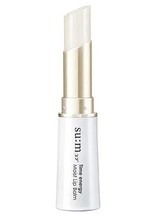 Увлажняющий бесцветный бальзам для губ su:m37° time energy moist lip balm moisture