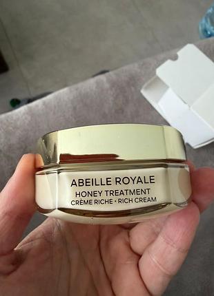 Поживний відновлювальний крем для обличчя guerlain abeille royale honey treatment crème riche (rich cream)